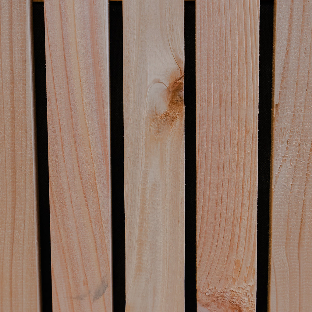 Premium Cedar Vertical Slatted Panel Planter
