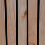 Premium Cedar Vertical Slatted Panel Planter