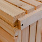 Premium Cedar Vertical Slatted Panel Planter