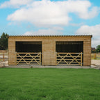 Featheredge Cladding Wooden Field Shelter