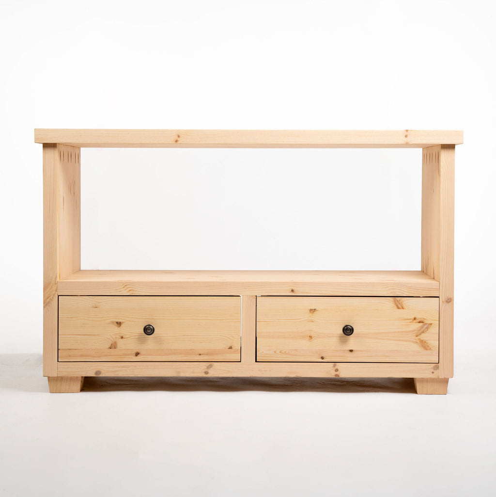 Salcombe Scandinavian Pine Hallway Console Table