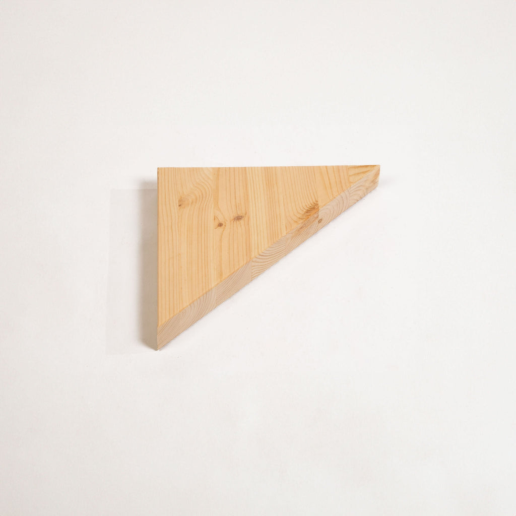 Scandinavian Pine Corner Shelf