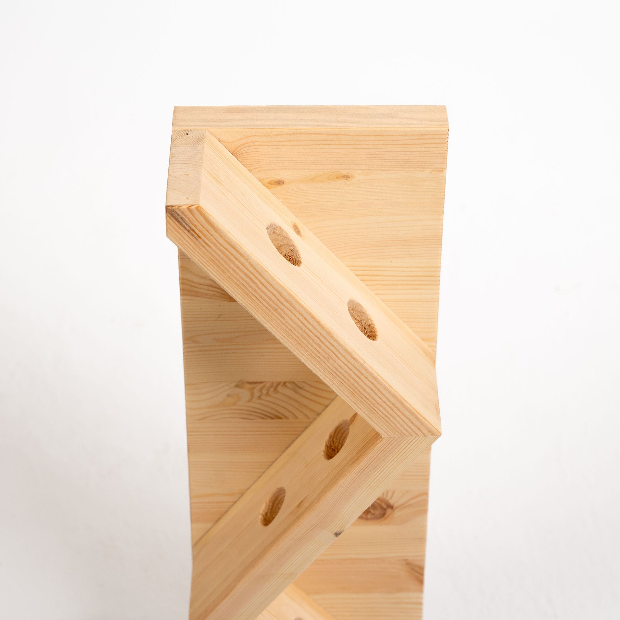 Falmouth Scandinavian Pine Wine Bottle Rack