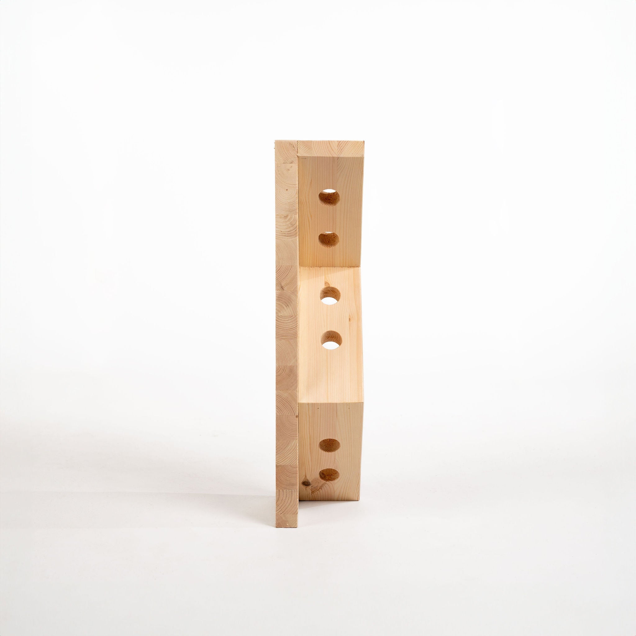 Falmouth Scandinavian Pine Wine Bottle Rack