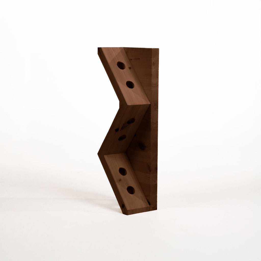 Falmouth Scandinavian Pine Wine Bottle Rack