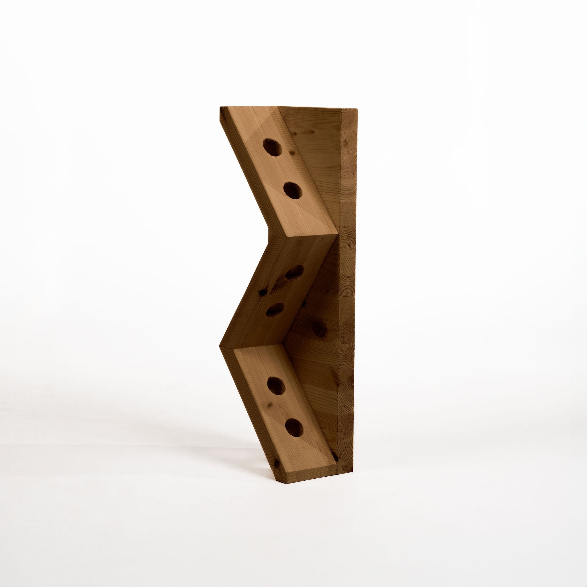 Falmouth Scandinavian Pine Wine Bottle Rack