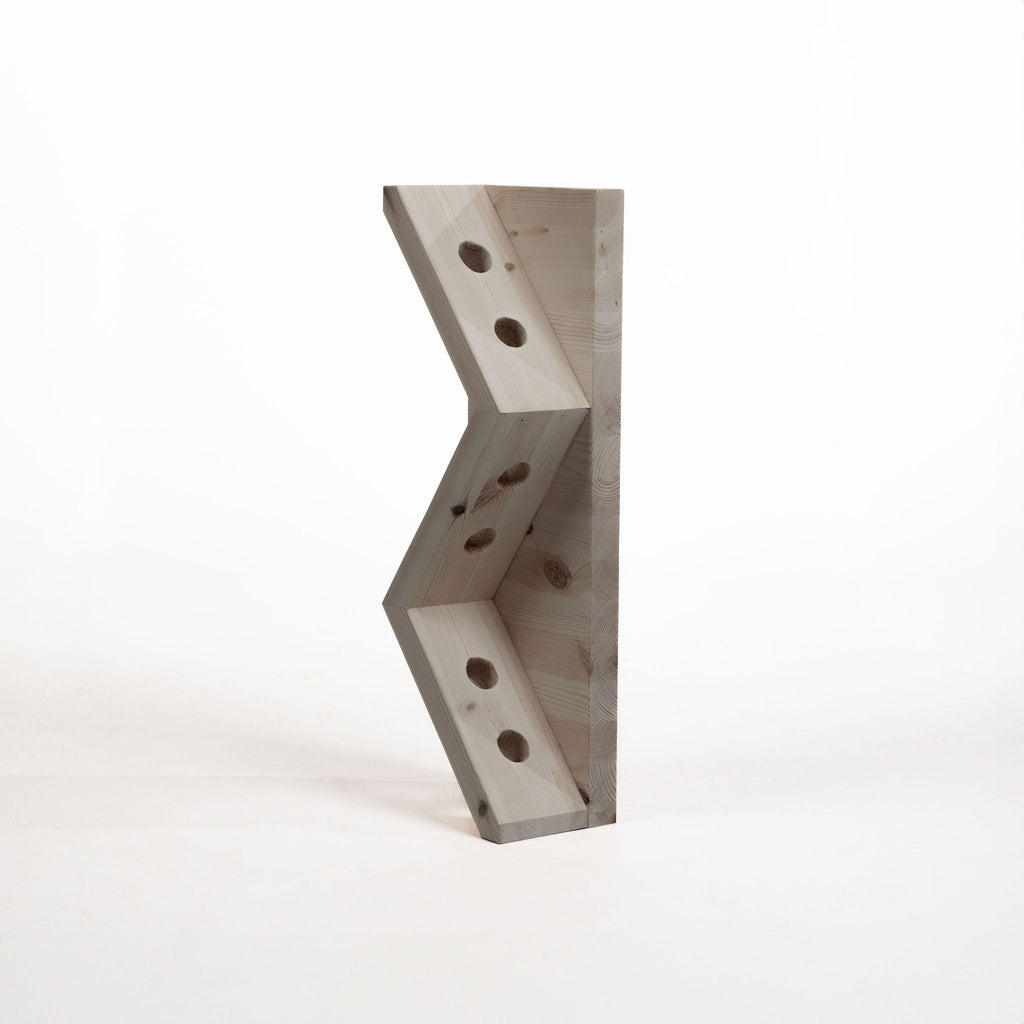 Falmouth Scandinavian Pine Wine Bottle Rack