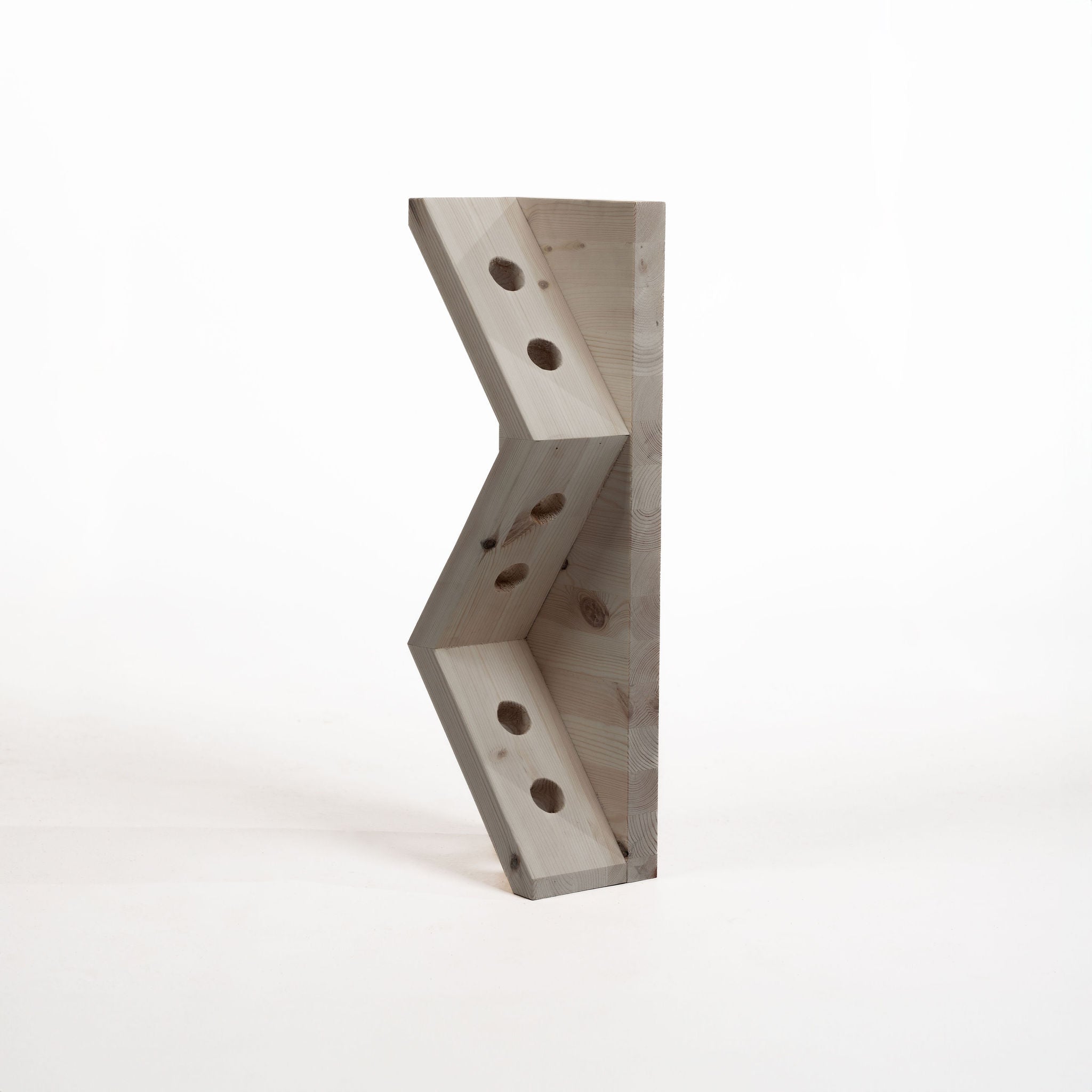 Falmouth Scandinavian Pine Wine Bottle Rack