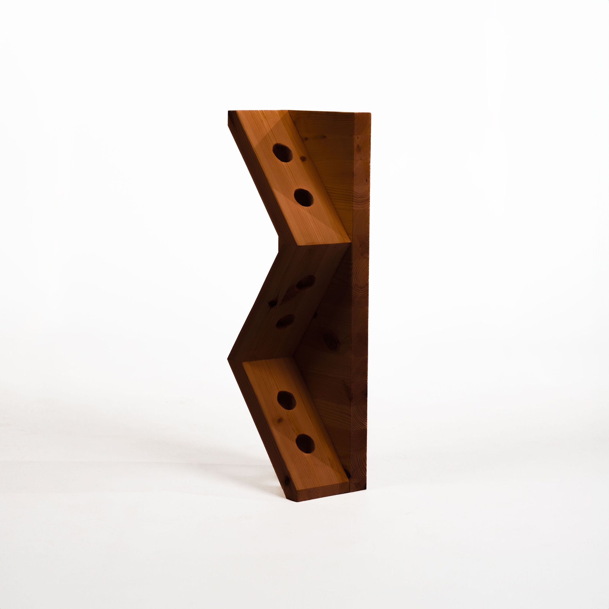 Falmouth Scandinavian Pine Wine Bottle Rack