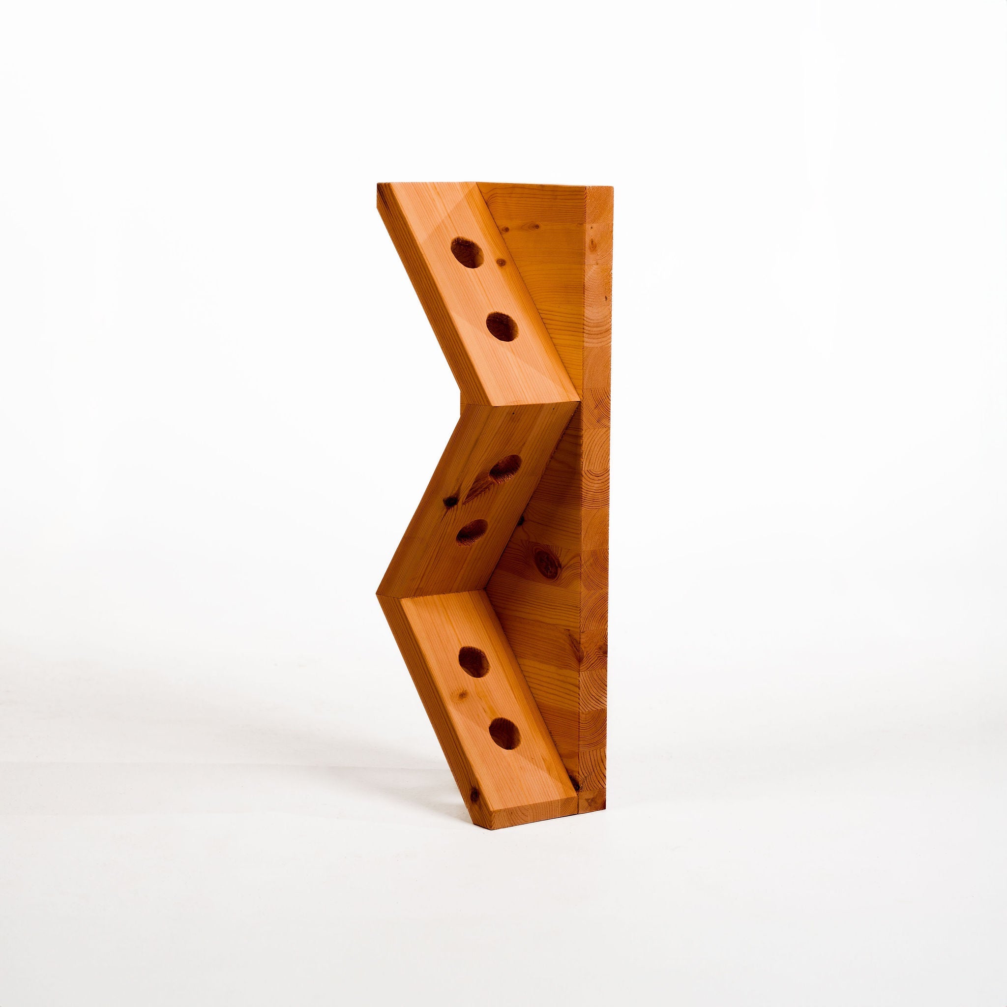 Falmouth Scandinavian Pine Wine Bottle Rack