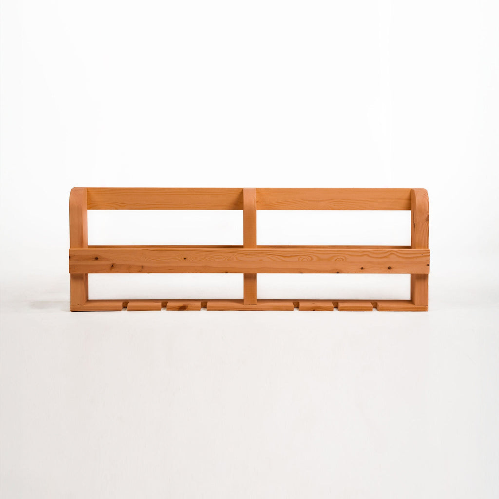 Wellington Scandinavian Pine Wine Rack & Glass Store