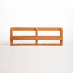 Wellington Scandinavian Pine Wine Rack & Glass Store
