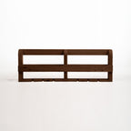 Wellington Scandinavian Pine Wine Rack & Glass Store