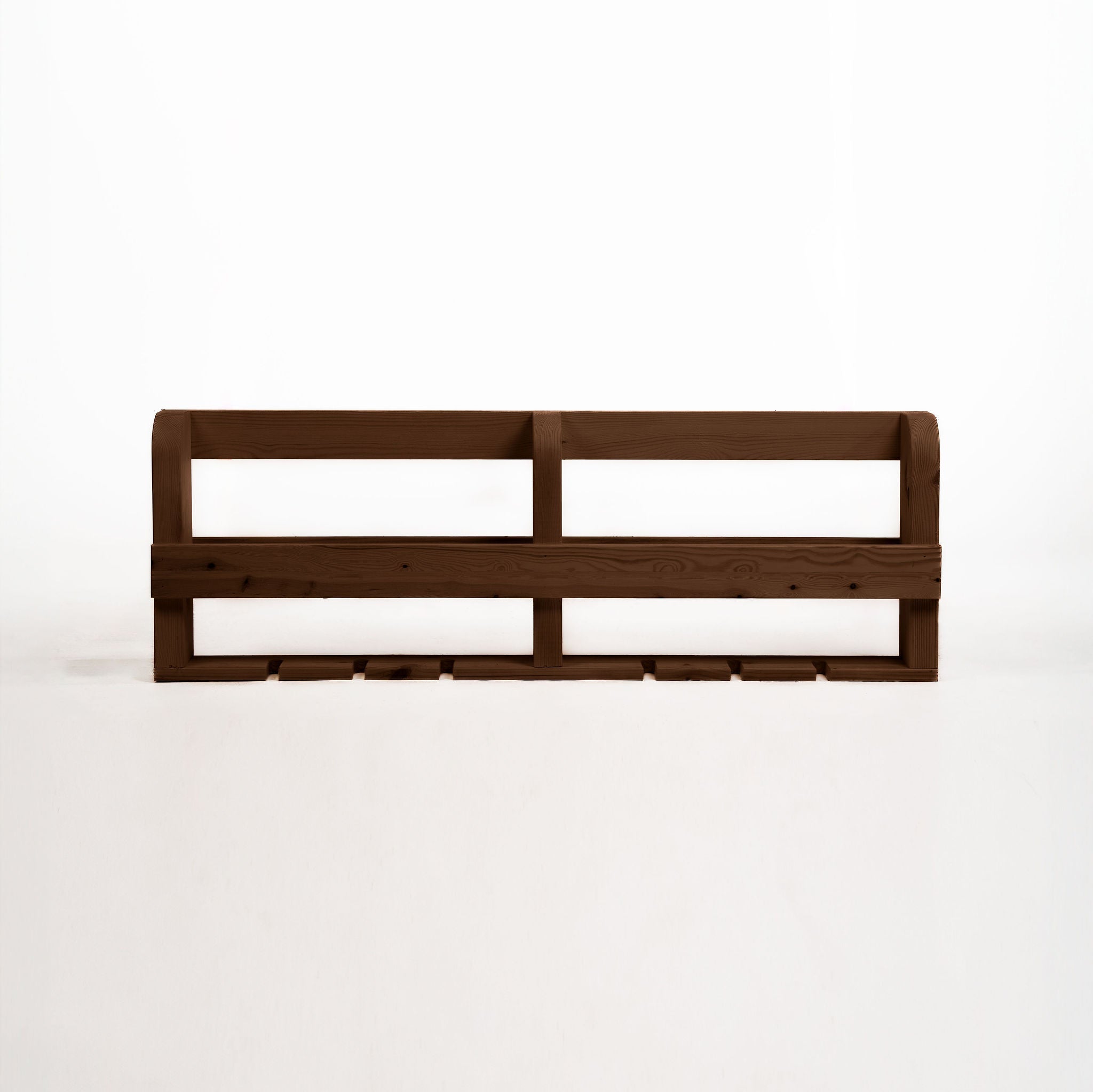 Wellington Scandinavian Pine Wine Rack & Glass Store