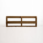Wellington Scandinavian Pine Wine Rack & Glass Store