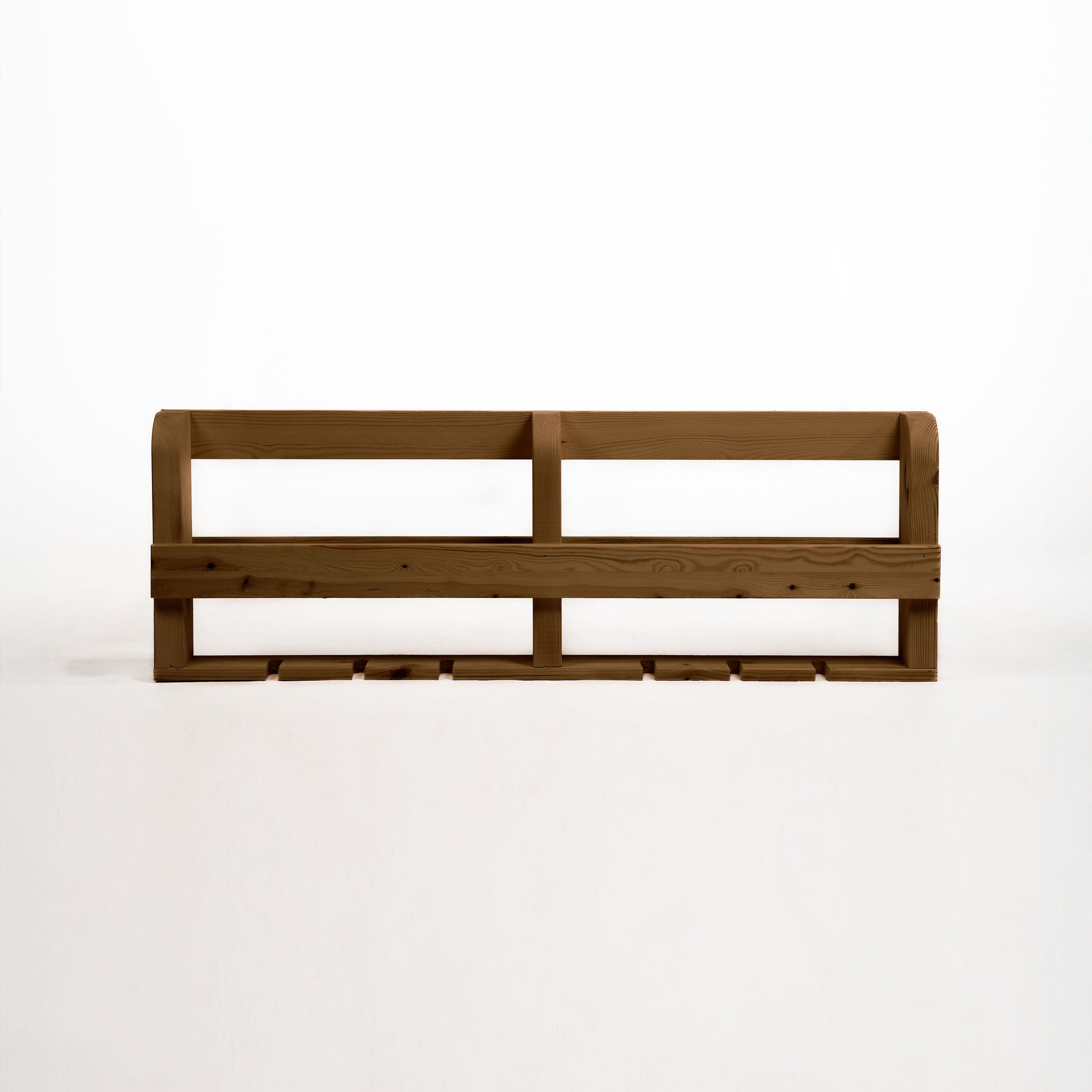 Wellington Scandinavian Pine Wine Rack & Glass Store