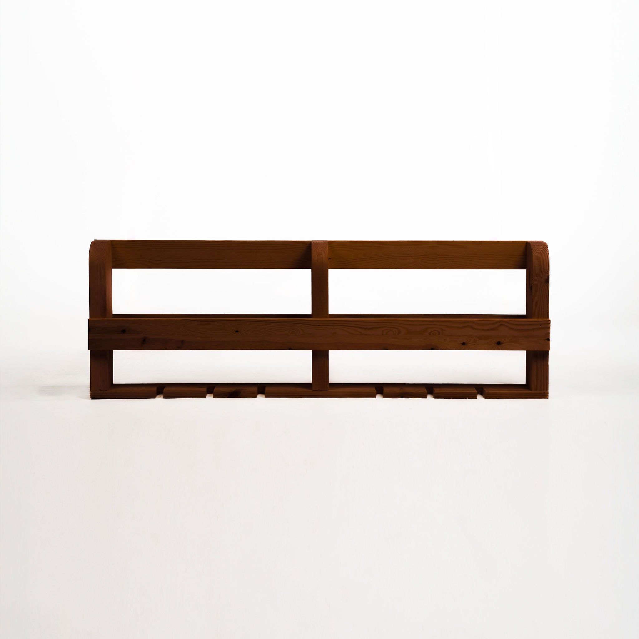 Wellington Scandinavian Pine Wine Rack & Glass Store