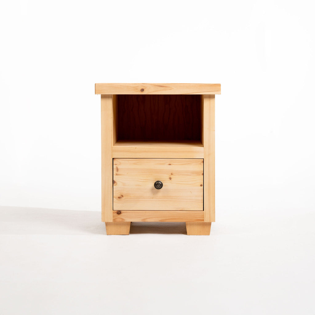 Brixham Scandinavian Pine Bedside Table