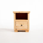 Brixham Scandinavian Pine Bedside Table