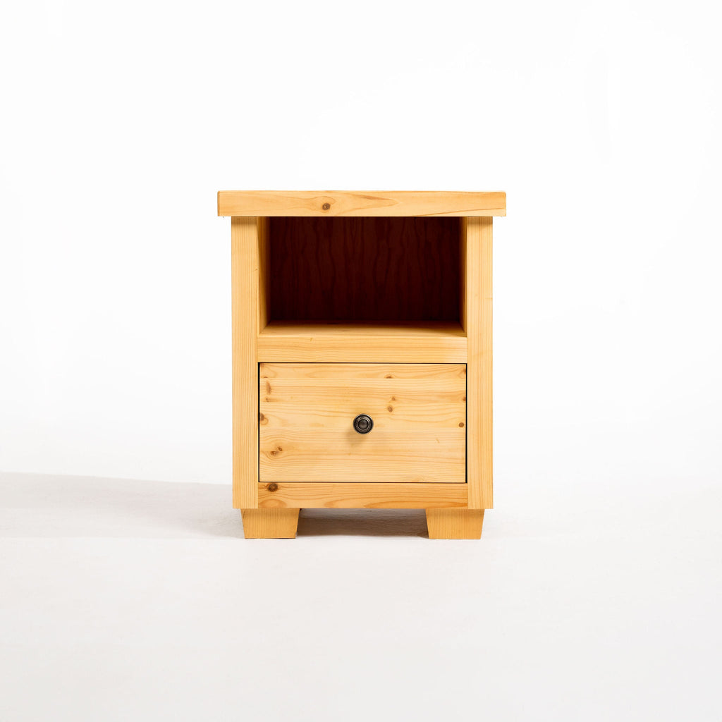 Brixham Scandinavian Pine Bedside Table