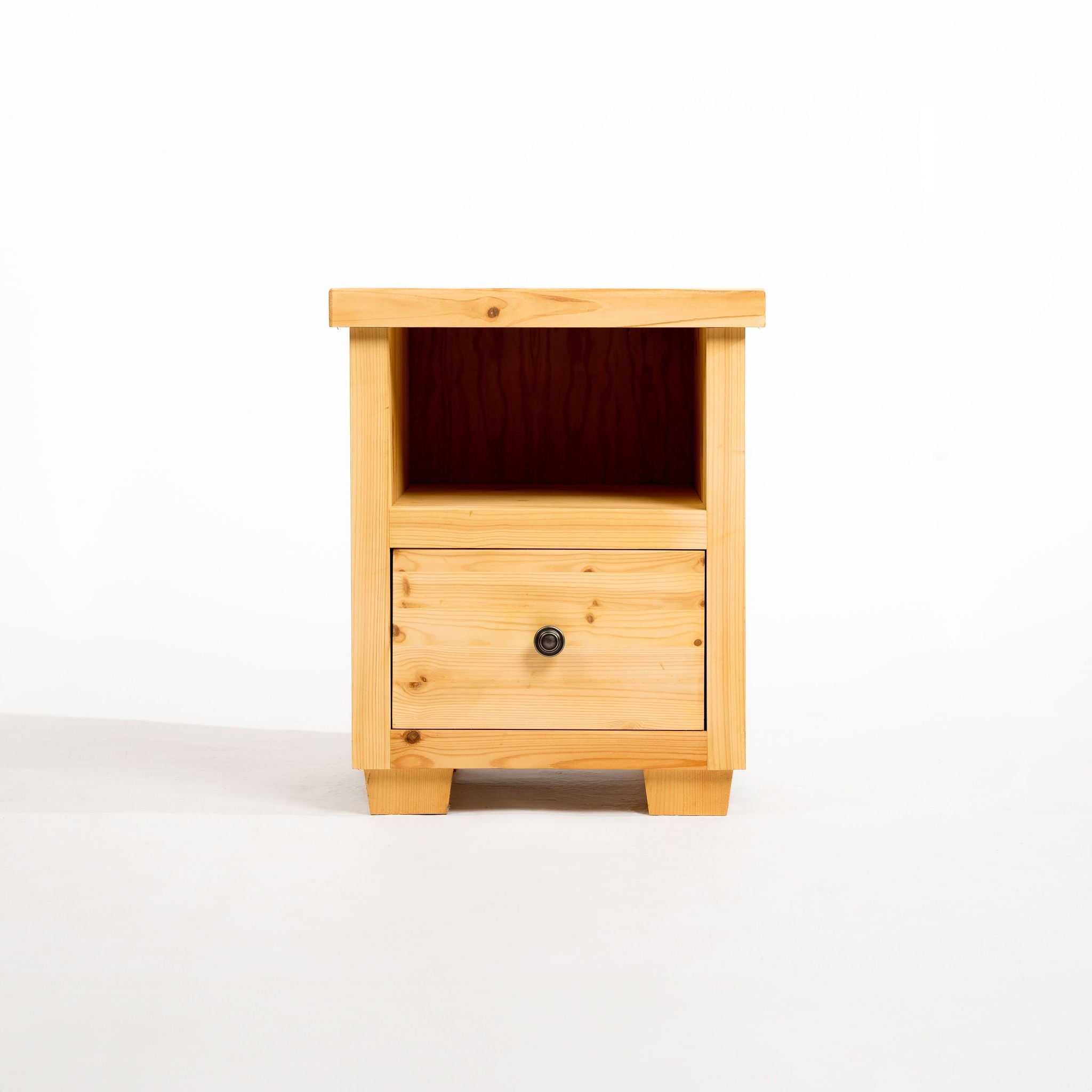 Brixham Scandinavian Pine Bedside Table