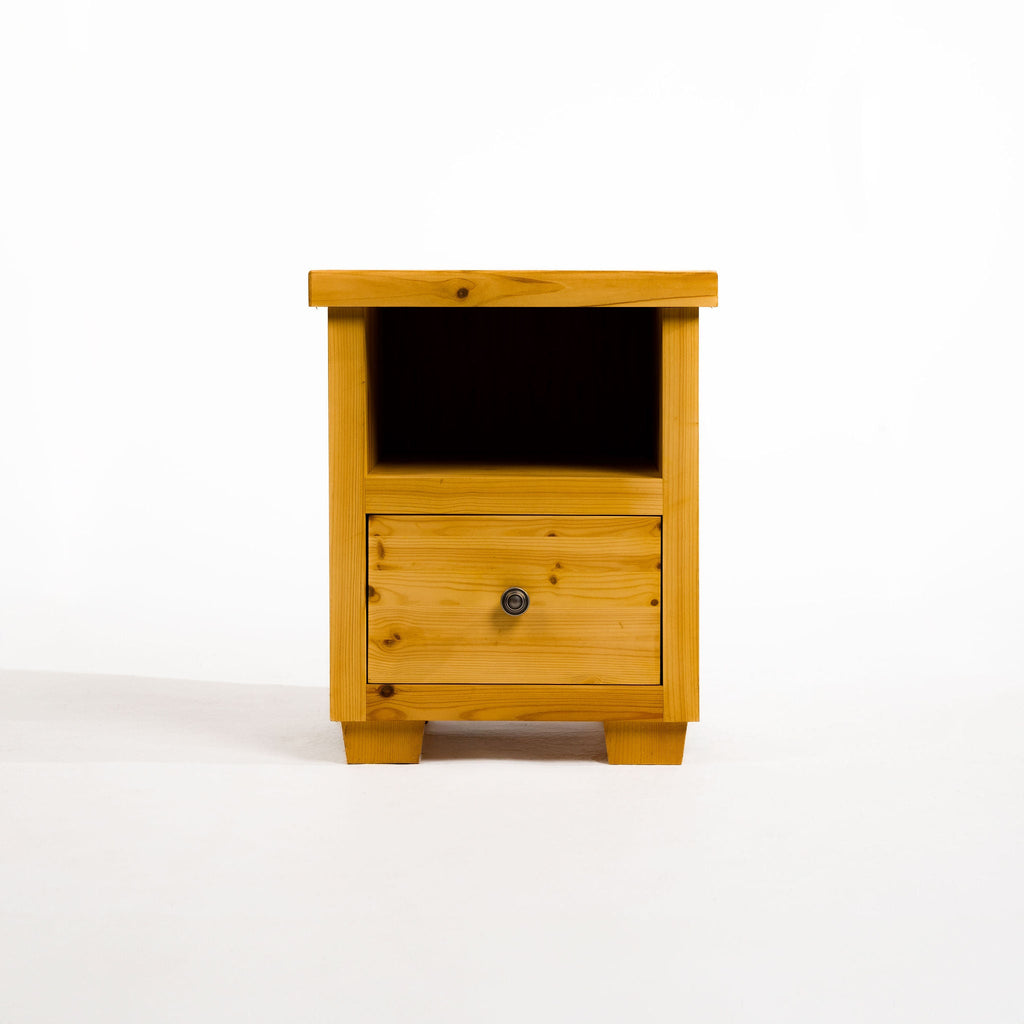 Brixham Scandinavian Pine Bedside Table