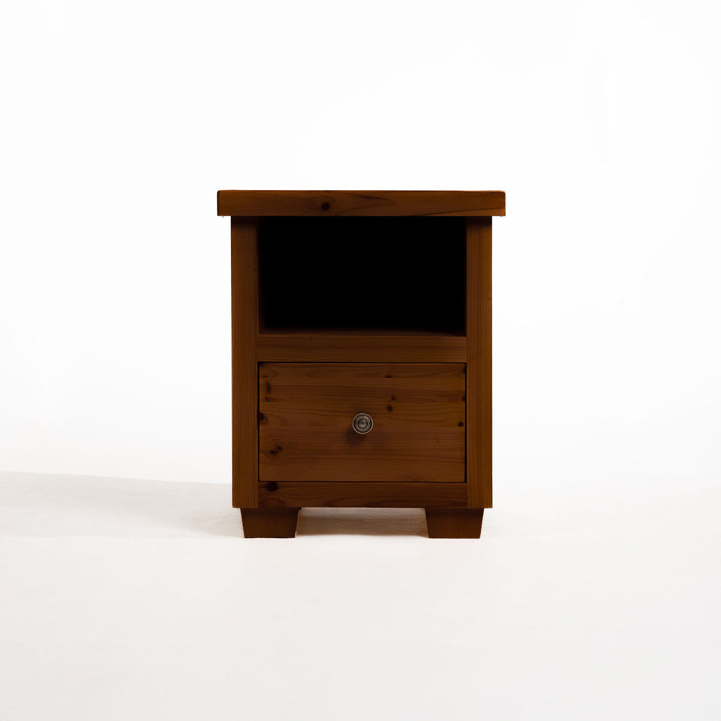 Brixham Scandinavian Pine Bedside Table