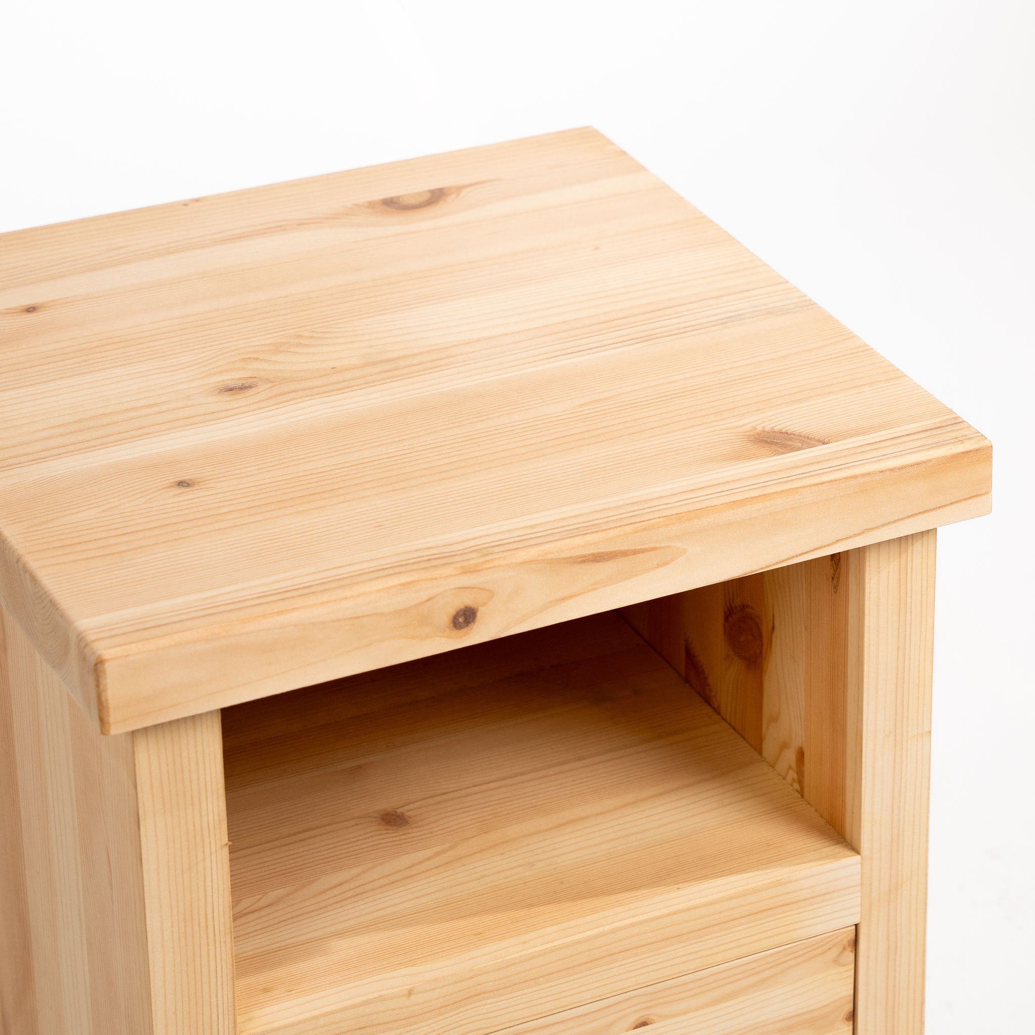 Brixham Scandinavian Pine Bedside Table