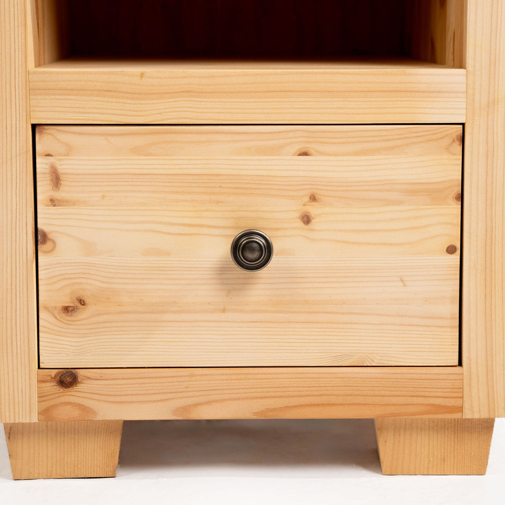 Brixham Scandinavian Pine Bedside Table