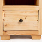 Brixham Scandinavian Pine Bedside Table