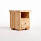 Brixham Scandinavian Pine Bedside Table