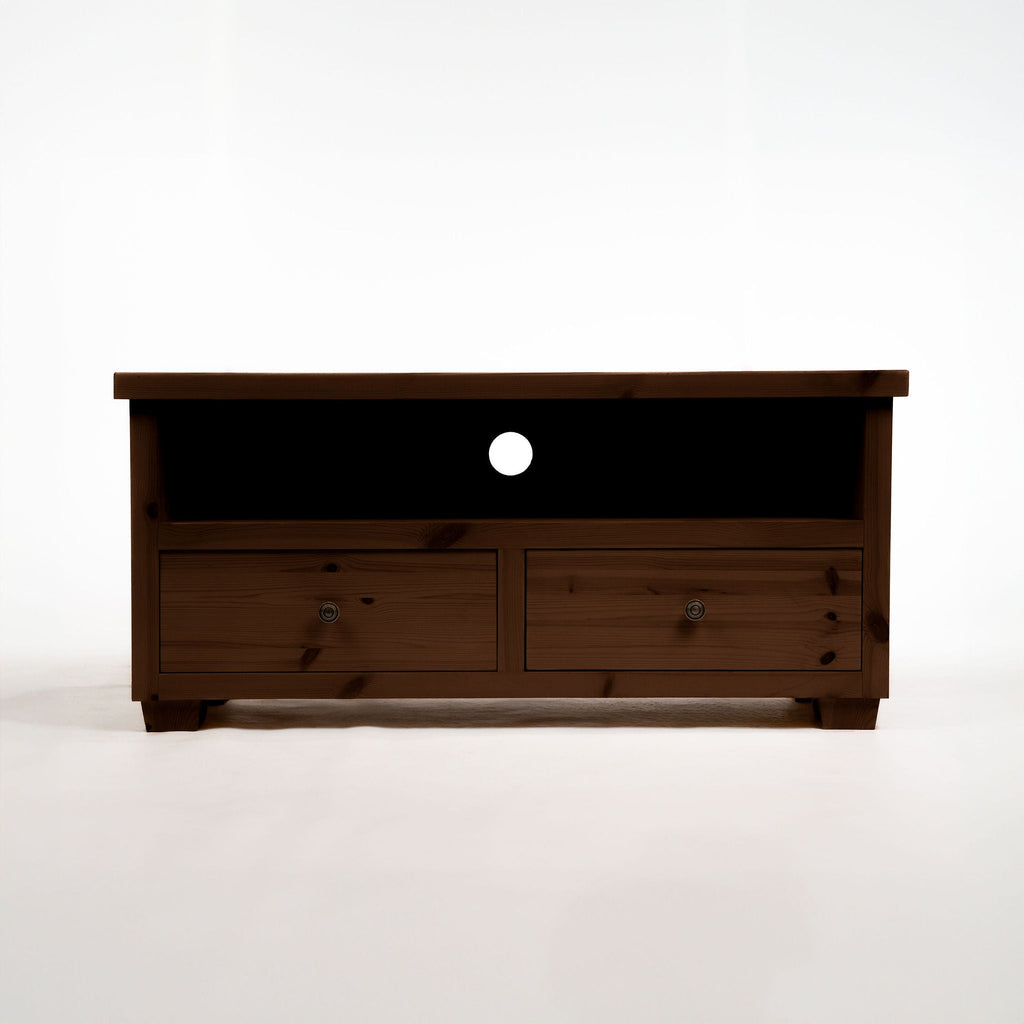 Croyde Scandinavian Pine 2 Drawer TV Stand