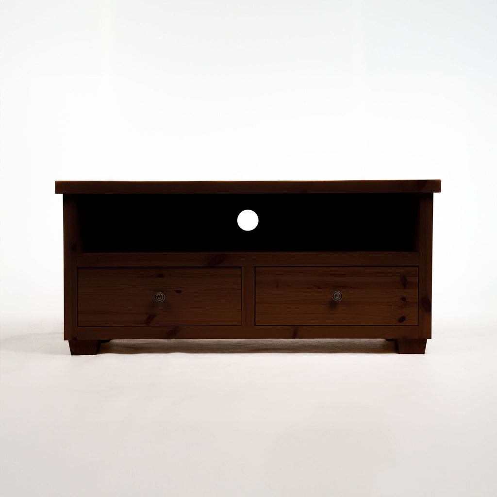 Croyde Scandinavian Pine 2 Drawer TV Stand