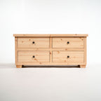 Portreath Scandinavian Pine Chest of 4 Drawers