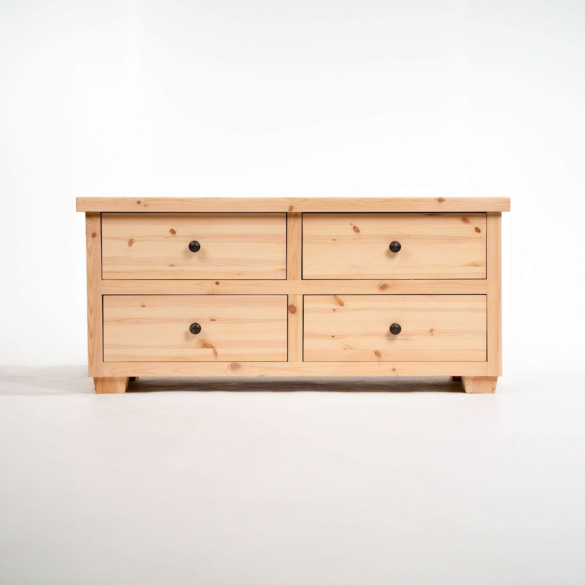 Portreath Scandinavian Pine Chest of 4 Drawers