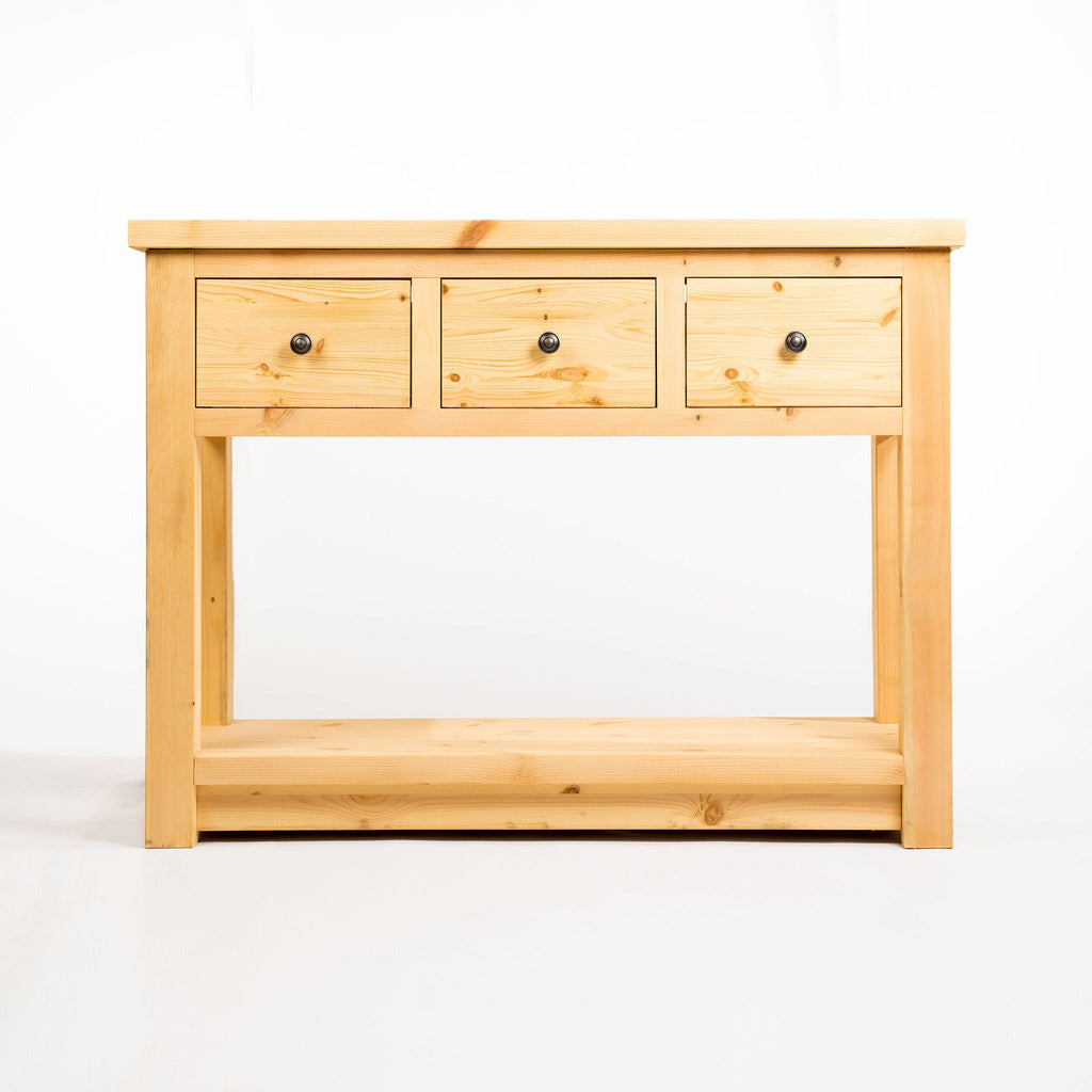 Padstow Scandinavian Pine Hallway Console Table