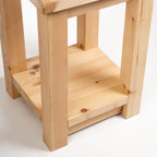 Highampton Scandinavian Pine Bedside Table