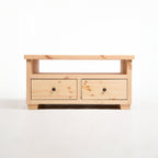 Exbourne Scandinavian Pine TV Stand