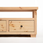 Exbourne Scandinavian Pine TV Stand