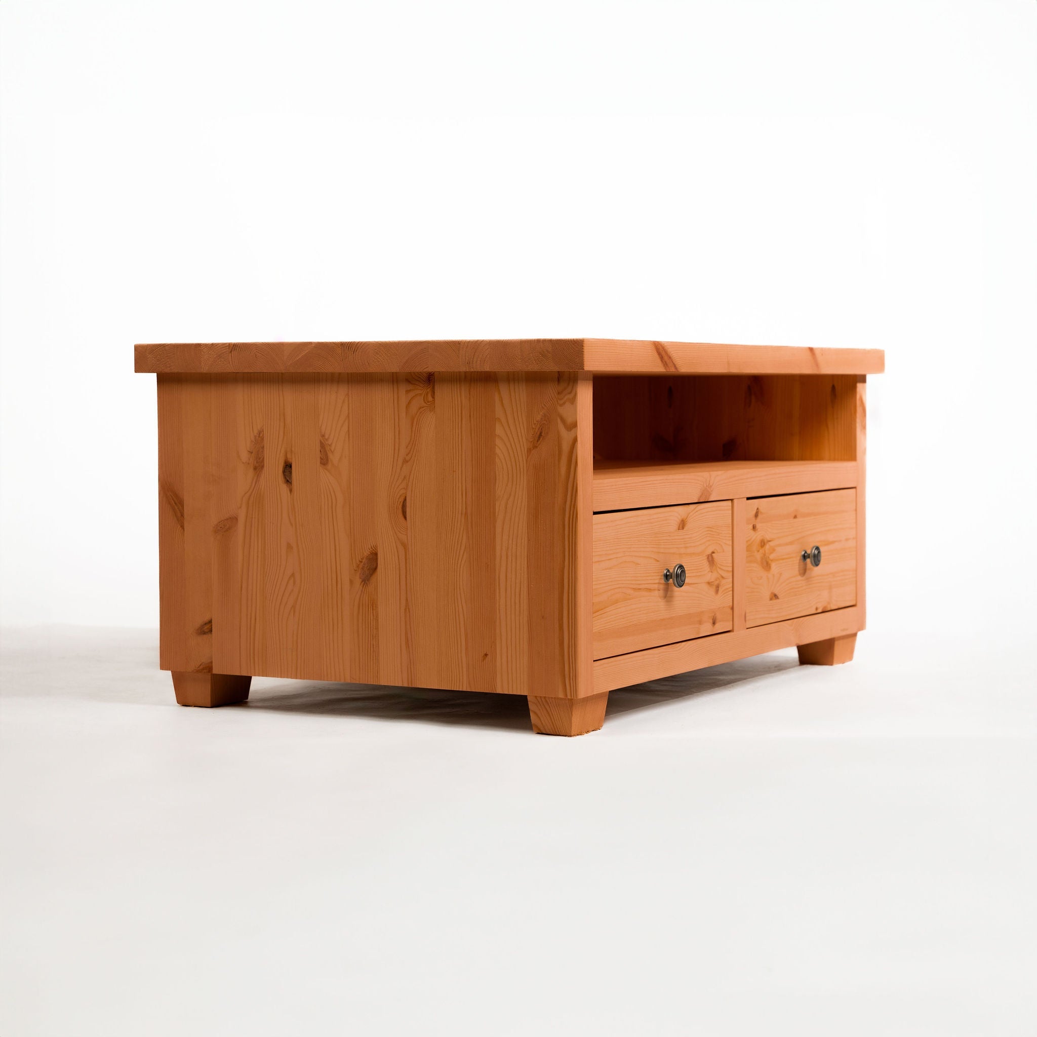 Exbourne Scandinavian Pine TV Stand