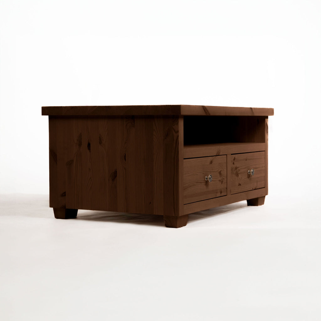 Exbourne Scandinavian Pine TV Stand