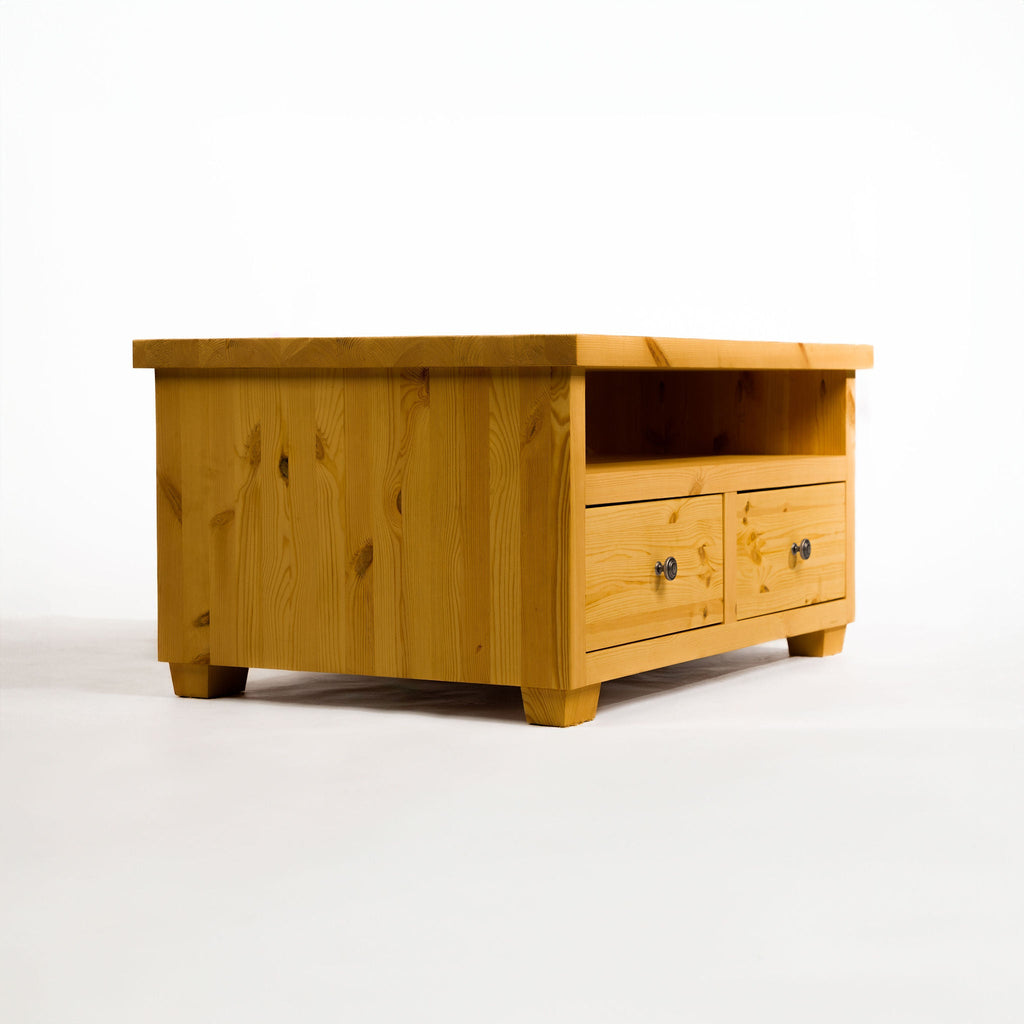 Exbourne Scandinavian Pine TV Stand