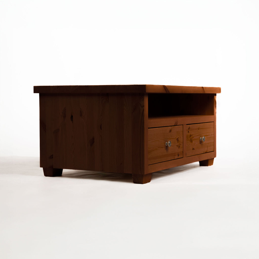 Exbourne Scandinavian Pine TV Stand