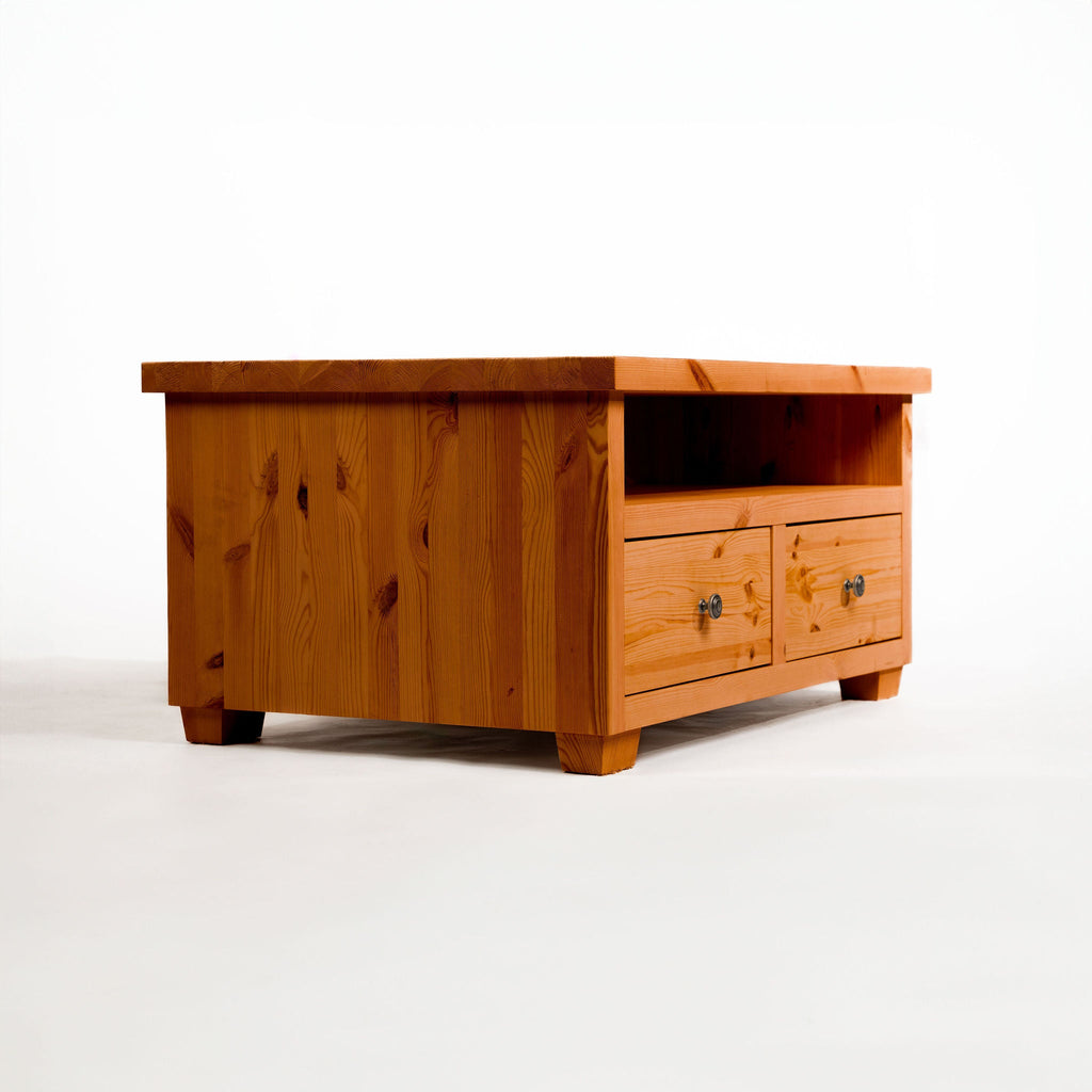 Exbourne Scandinavian Pine TV Stand