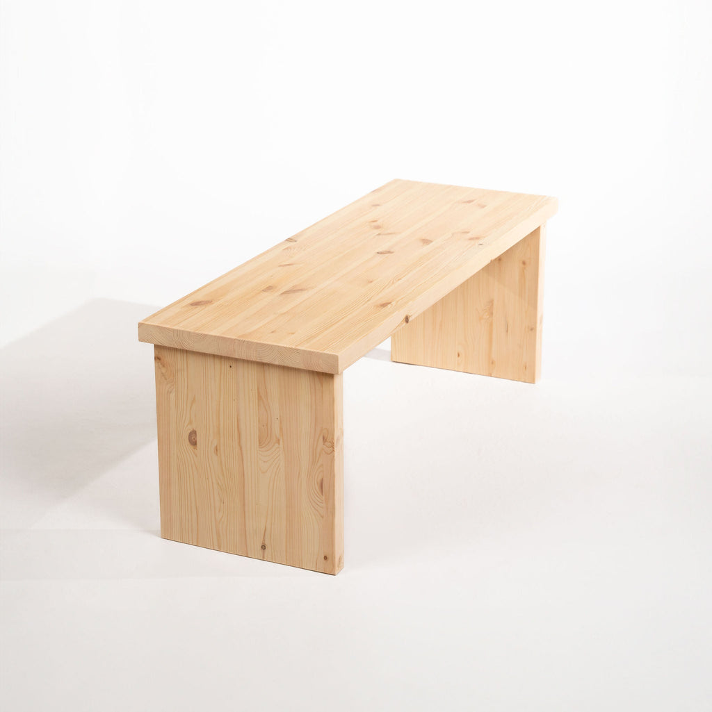 Lynton Scandinavian Pine Dining Bench
