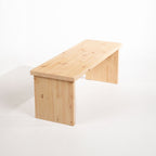 Lynton Scandinavian Pine Dining Bench