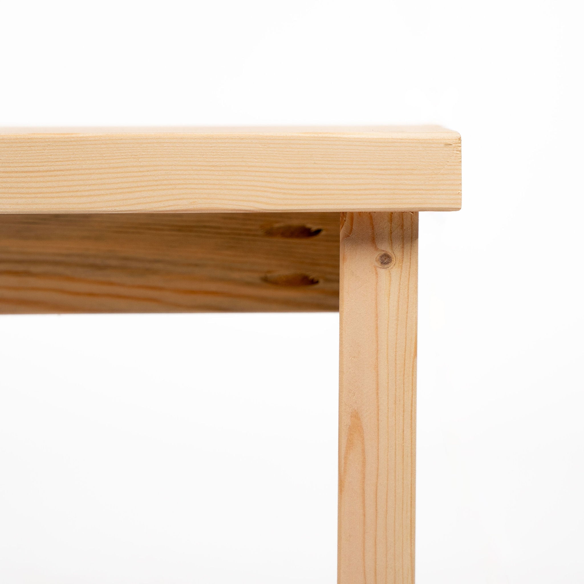 Lynton Scandinavian Pine Dining Bench