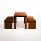 Tamar Scandinavian Pine Table & Bench Set