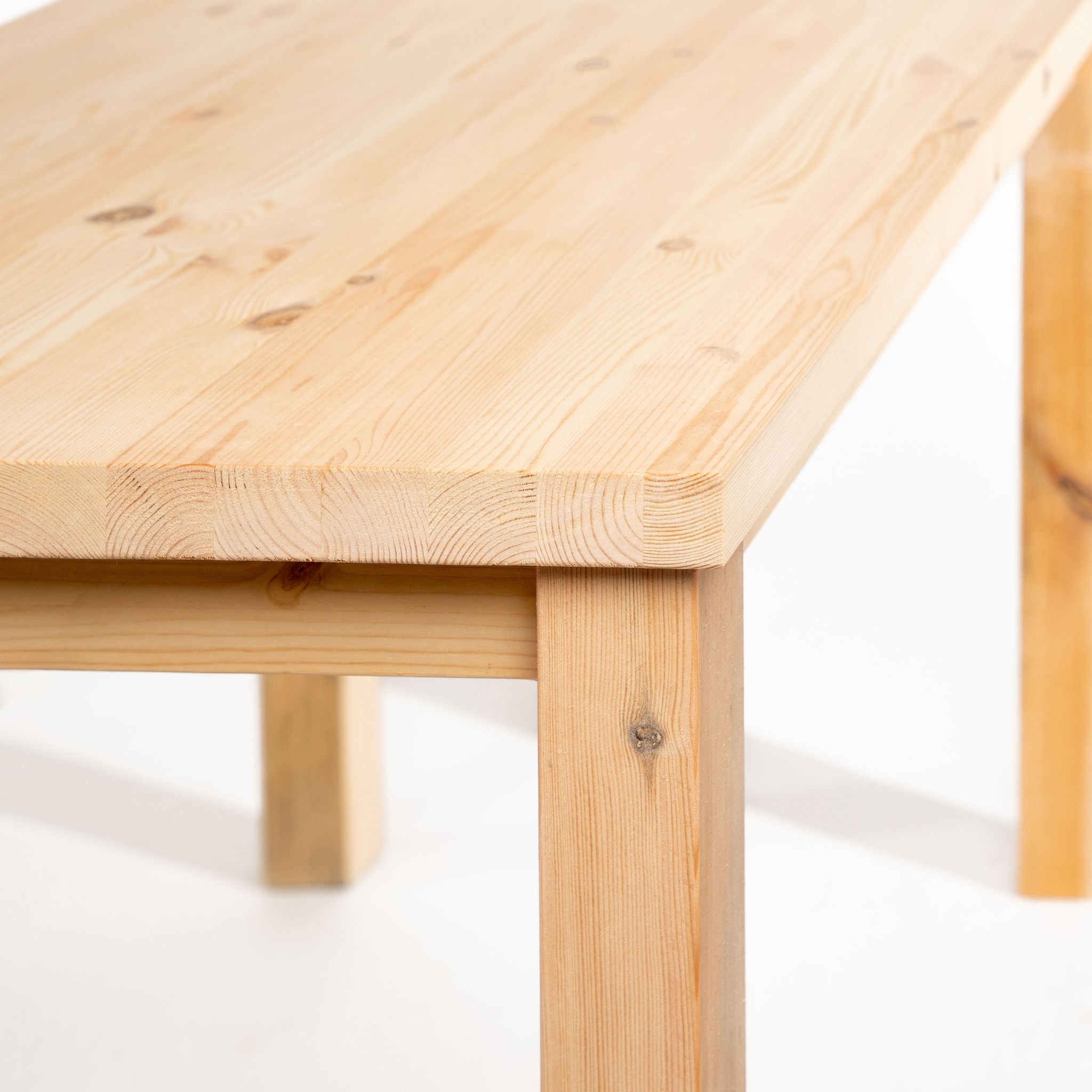 Tamar Scandinavian Pine Table & Bench Set