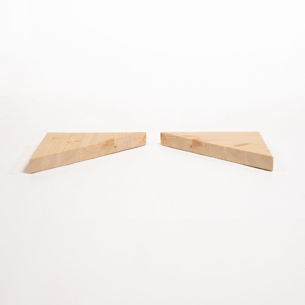 Scandinavian Pine Corner Shelf